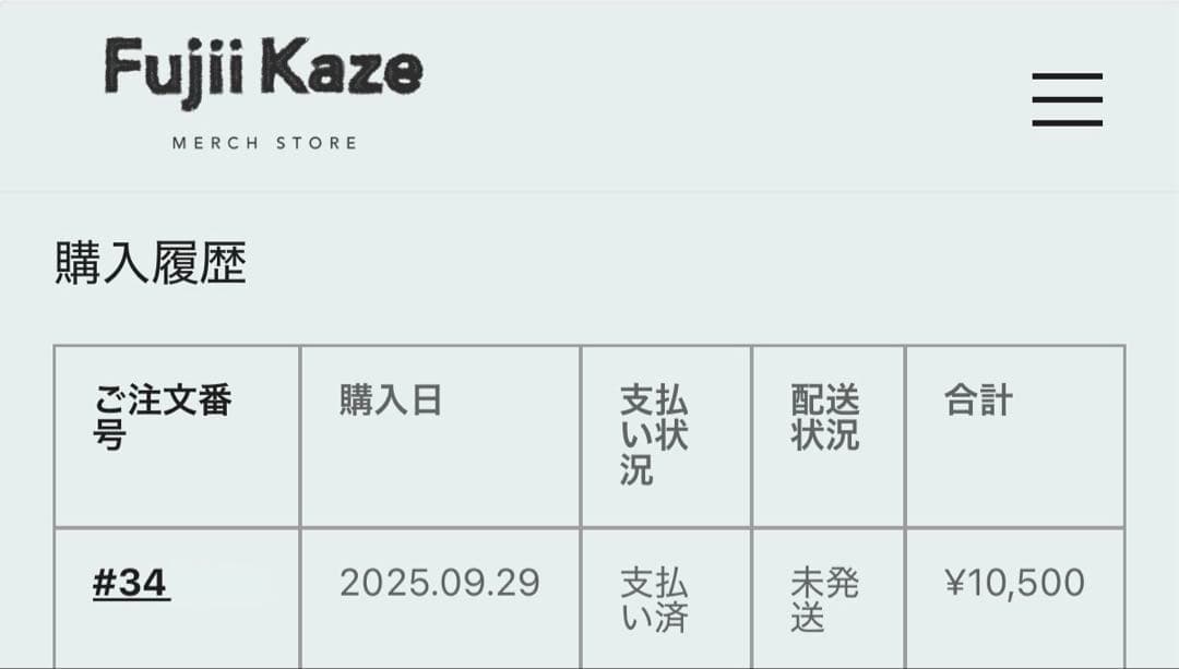 藤井風 fujiikaze Prema プレマ ロングTシャツ ロンT Mサイズ