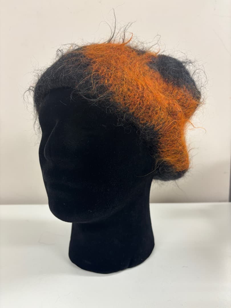 希少UNDERCOVER チェリー柄 モヘア ニット帽 アンダーカバーアーカイブ