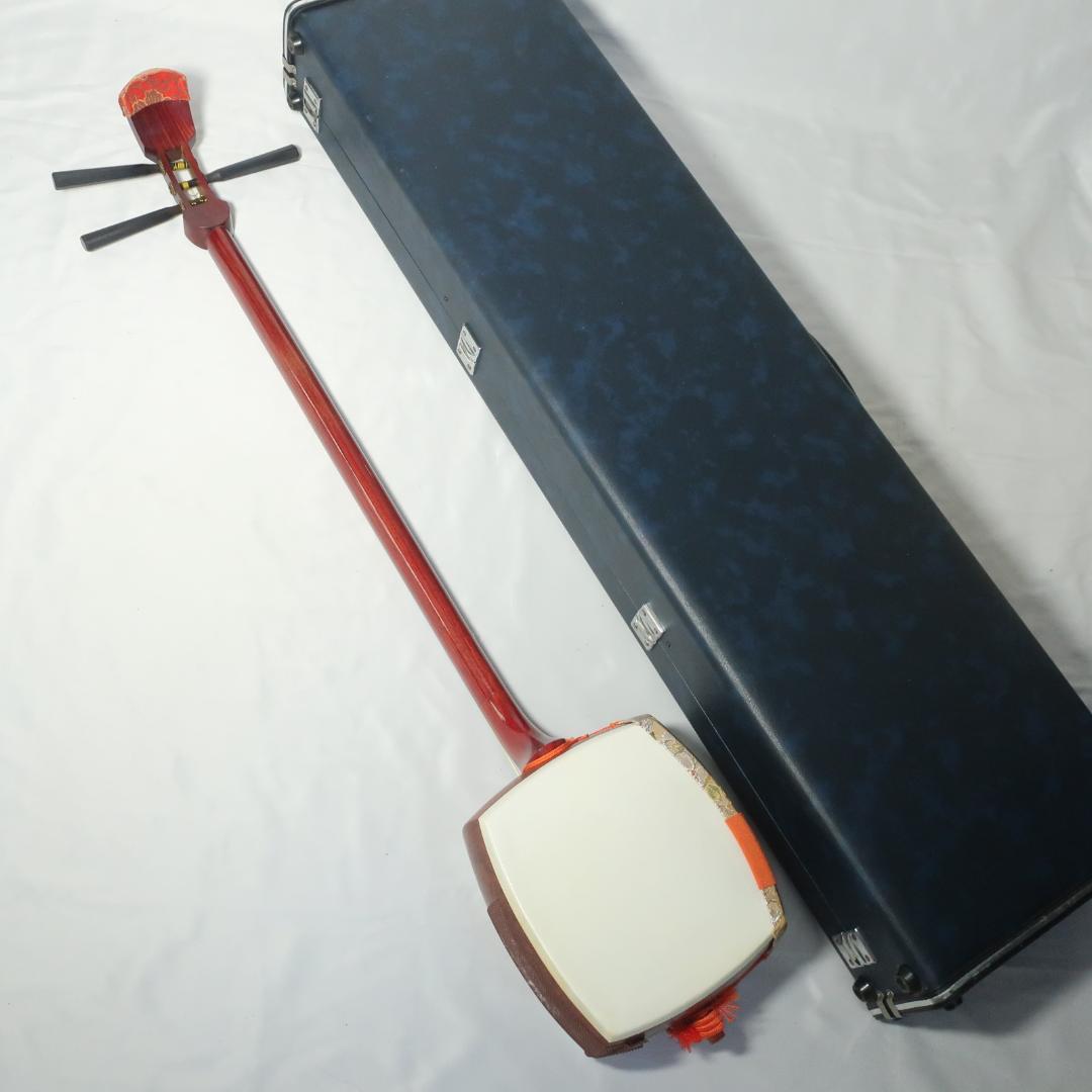 三味線 細棹 撥 予備弦 ハードケース 付属 初心者セット