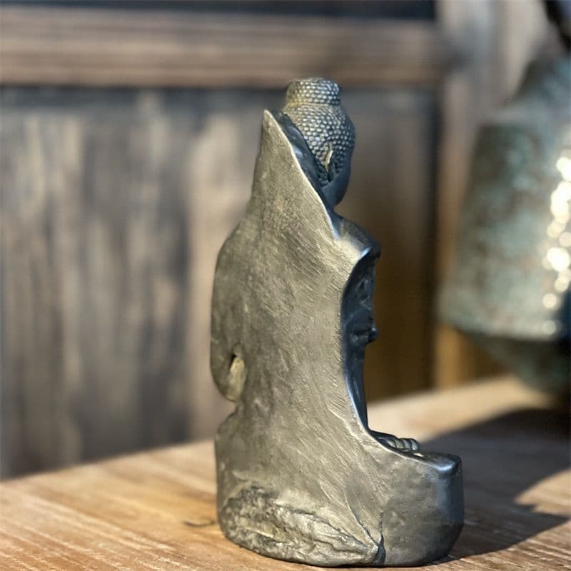 ガンダーラ坐像 石仏 書道具 文房具 装飾品 工芸品 美術品