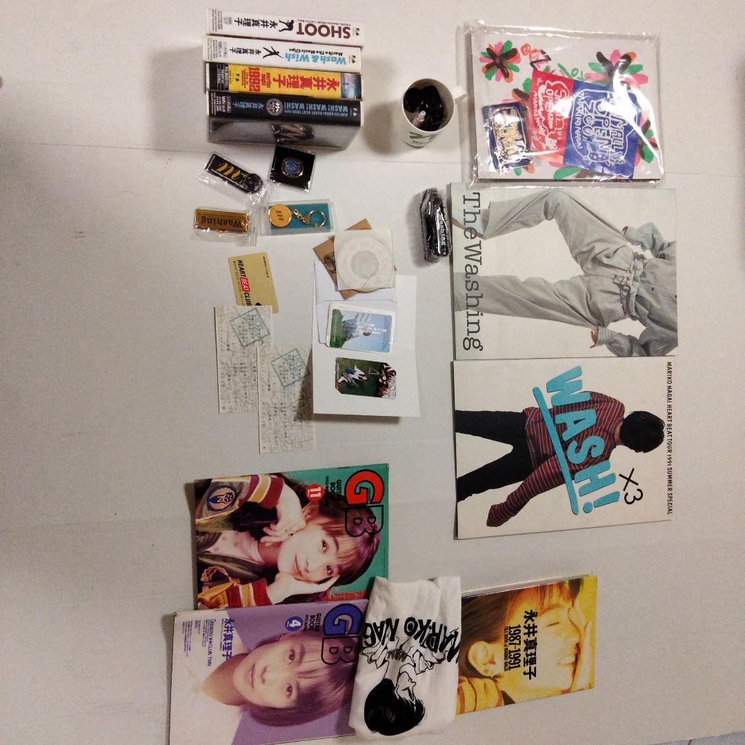 永井真理子グッズ。覚えてませんがレア物あるかも