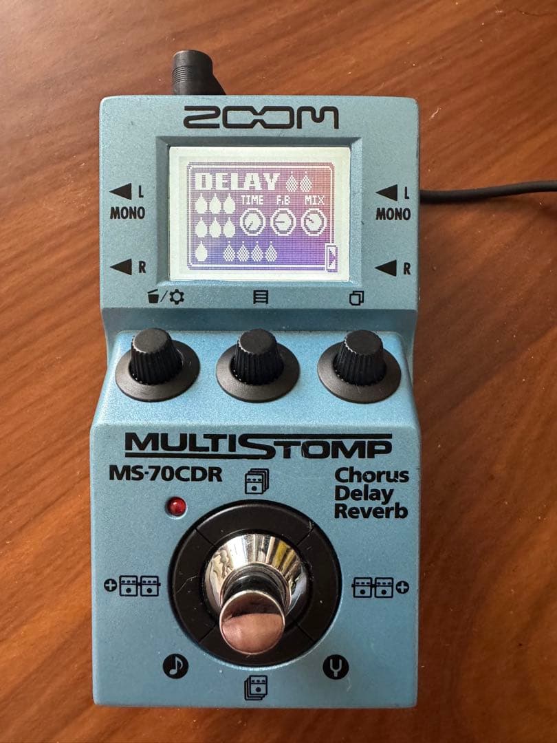 ZOOM MS-70cdr マルチストンプ 空間系　マルチエフェクター
