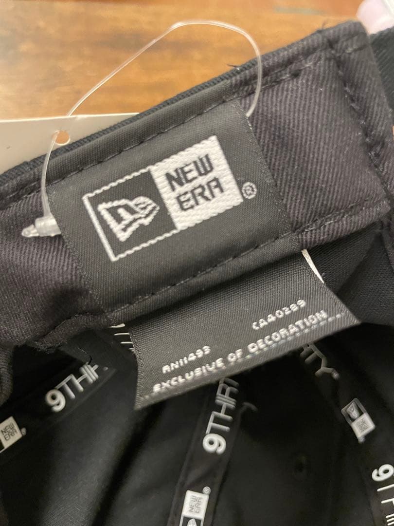 レア　金宮　NEW ERA 9THIRTY ブラック キャップ