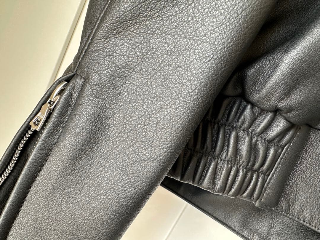 吉*郎様 ★実物★デッドストック★ドイツ連邦州警察★ライダース・レザージャケット