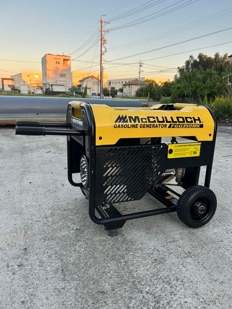 McCULLOCH ガソリン発電機 FGG350MK 3760W