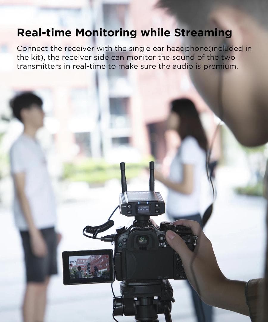 Saramonic Vlink2 Kit2 ワイヤレスマイクシステム 2波収録