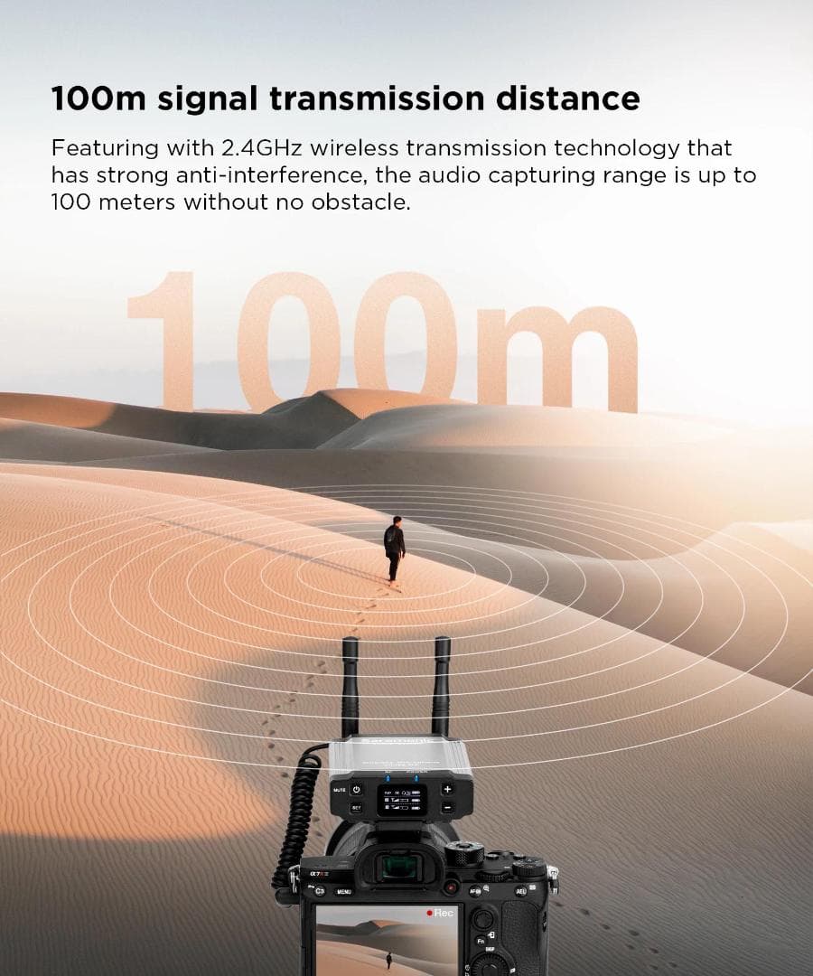 Saramonic Vlink2 Kit2 ワイヤレスマイクシステム 2波収録