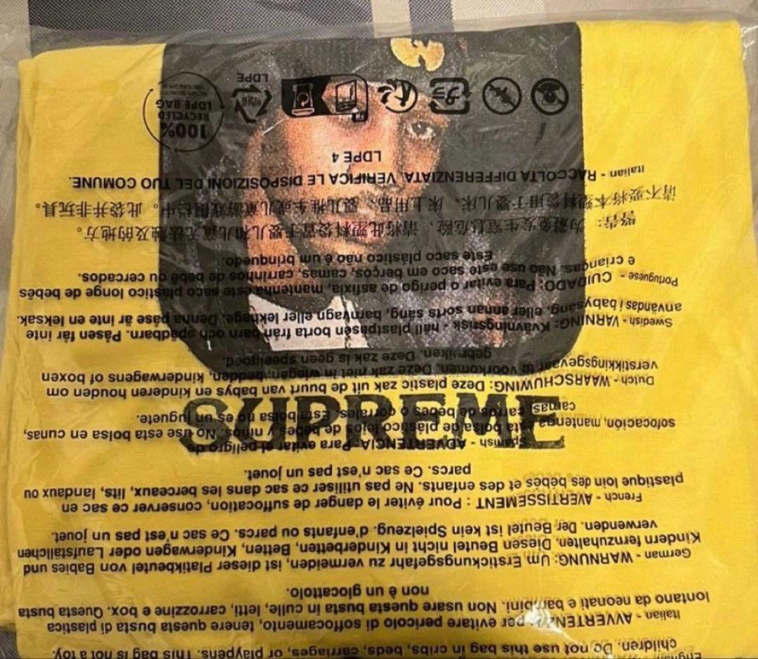 トップス Supreme x Wu-Tang RZA Tee \"Yellow\"