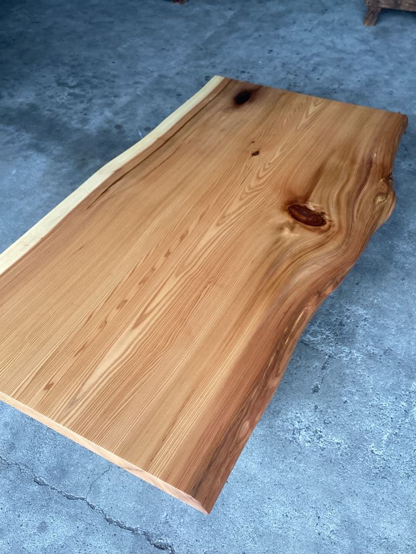WSW　日光杉　一枚板テーブル　塗装済　天板のみ　杉　　1-3