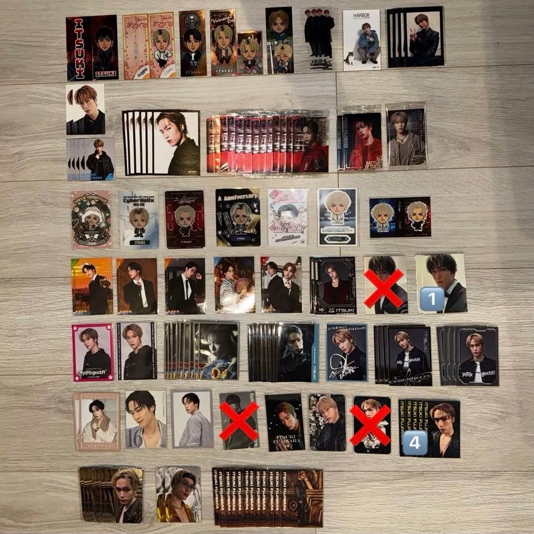 トレカ フォトカ 千社札 藤原樹