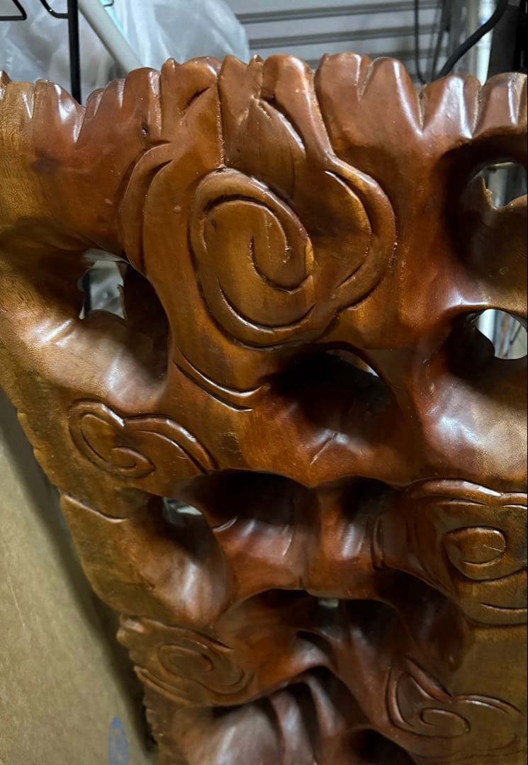 木彫り龍 開運の龍神（双龍）