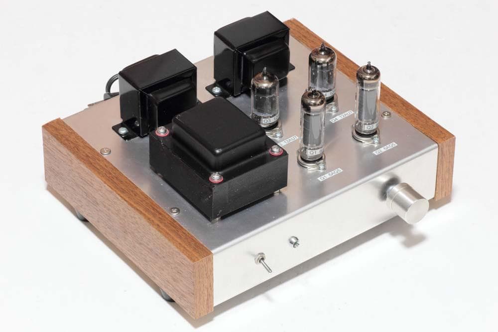 ビームパワー管 6AQ5 ステレオ パワーアンプ 動作品