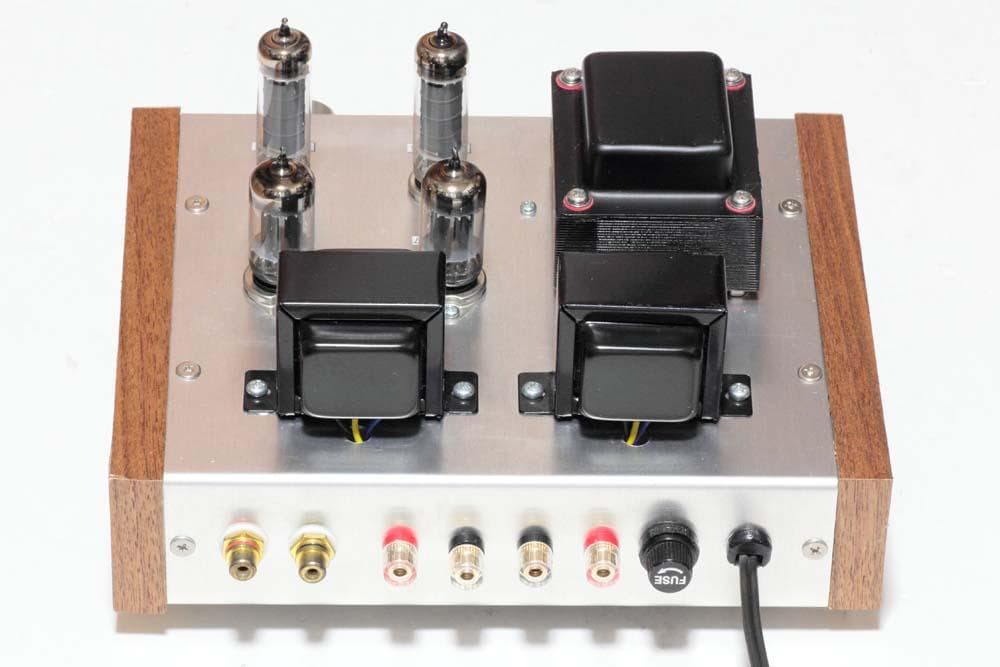 ビームパワー管 6AQ5 ステレオ パワーアンプ 動作品