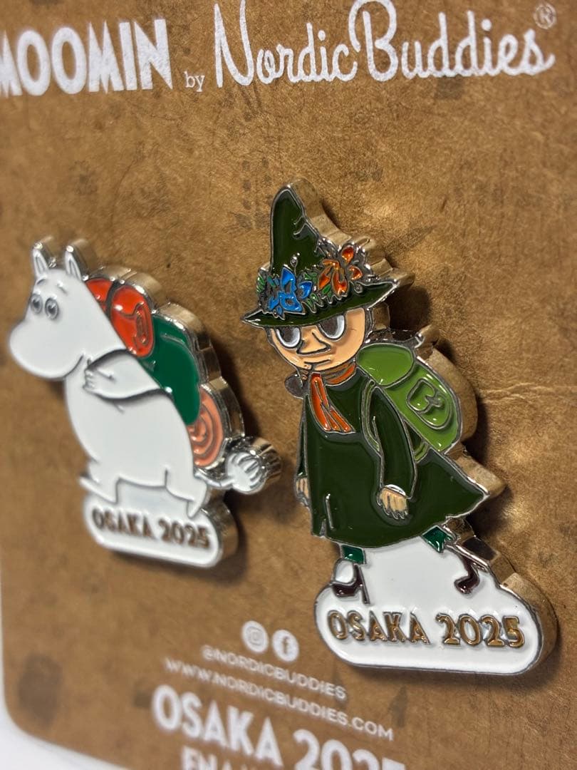 【万博北欧館限定】ムーミンピンバッジ┼スナフキンピンバッジ★ノルディクサークル
