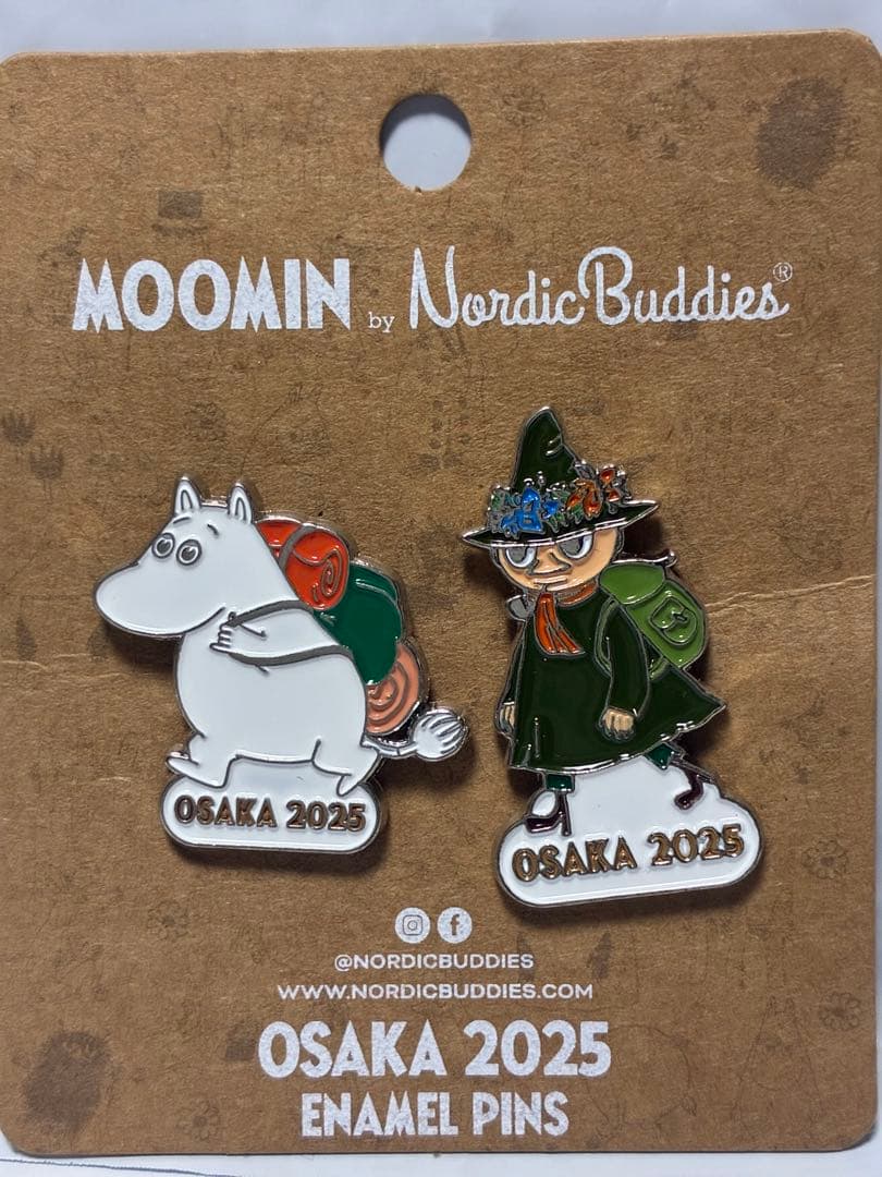 【万博北欧館限定】ムーミンピンバッジ┼スナフキンピンバッジ★ノルディクサークル