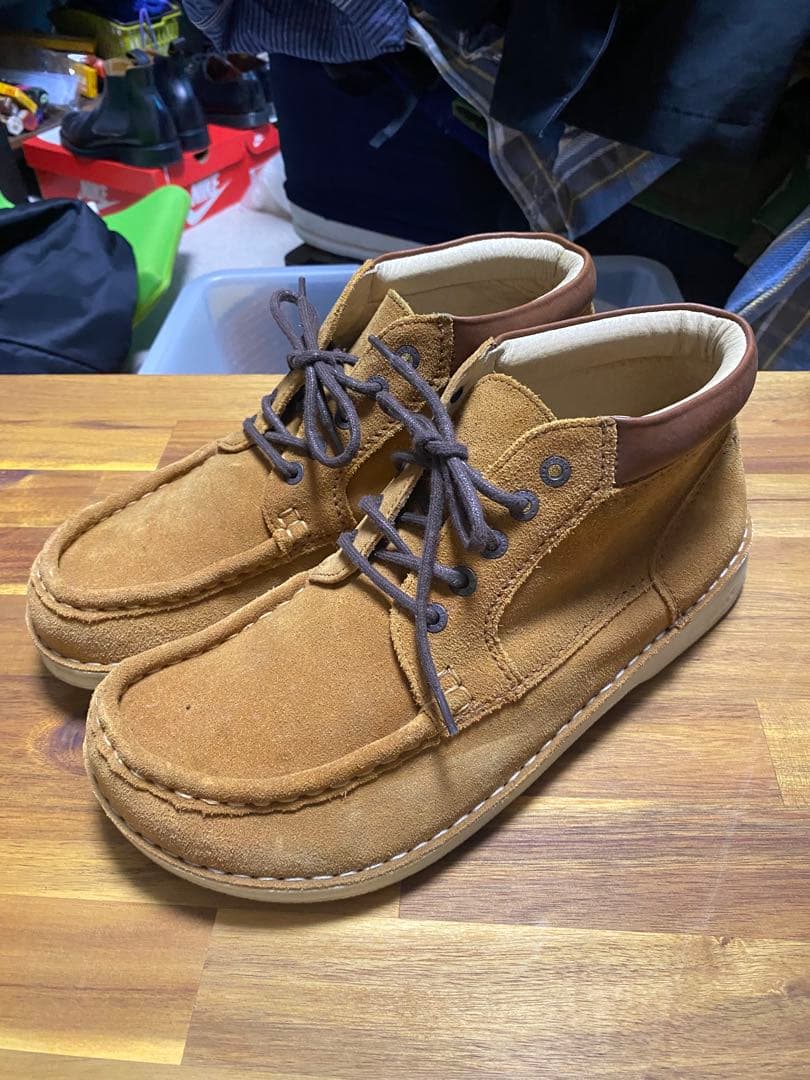 ビルケンシュトック　ブラウン スエード モカシン