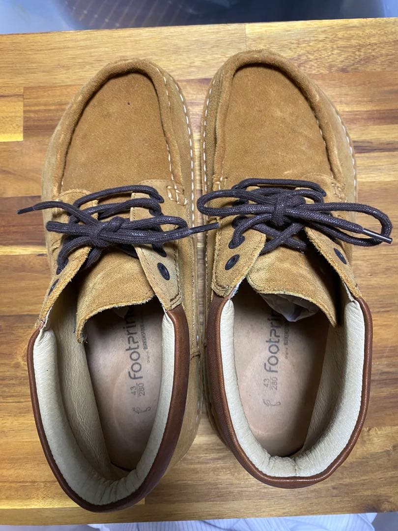 ビルケンシュトック　ブラウン スエード モカシン