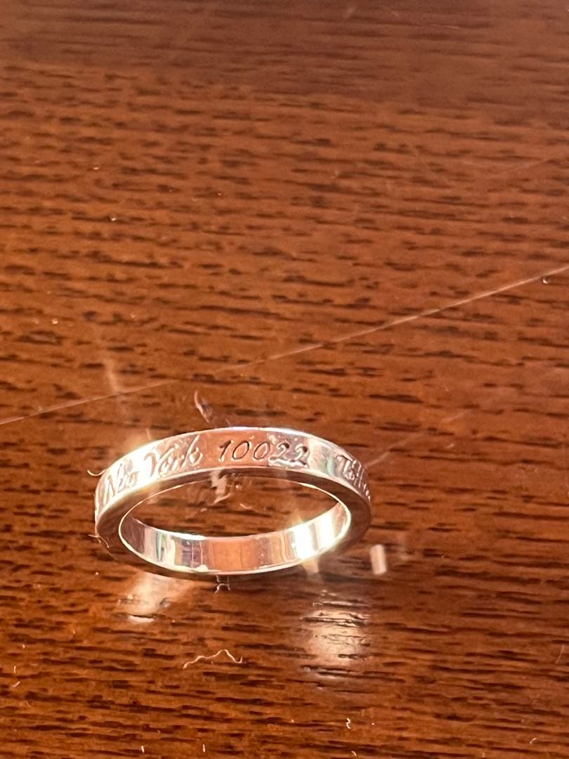 ティファニー　ノーツ　ナローリング