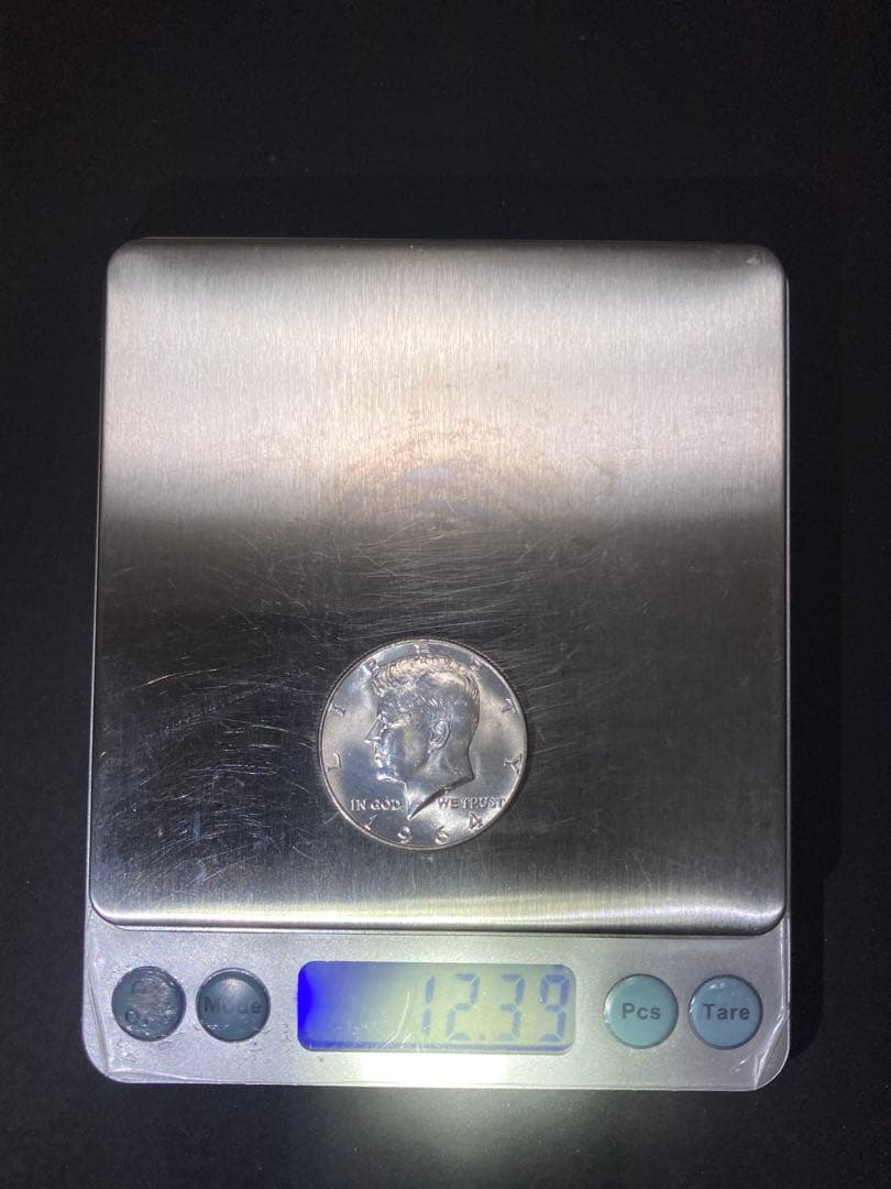 《アメリカ》ケネディハーフダラー銀貨3枚(1964年)