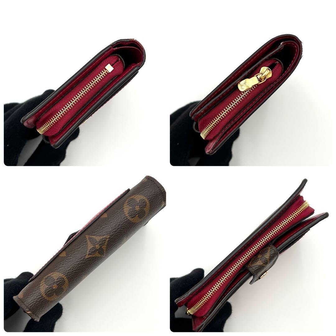 【美品】ルイヴィトン モノグラム ポルトフォイユ ジュリエット 二つ折り財布