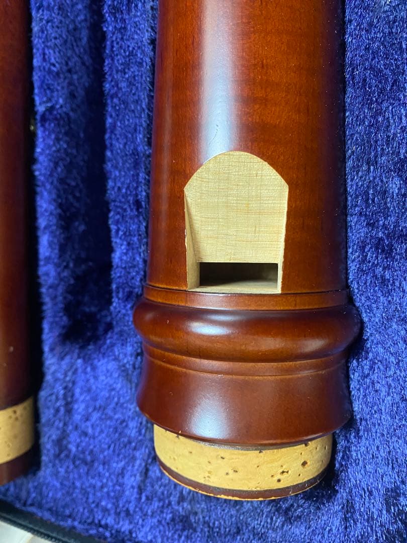 YAMAHA 木製バスリコーダー 専用ソフトケース付き