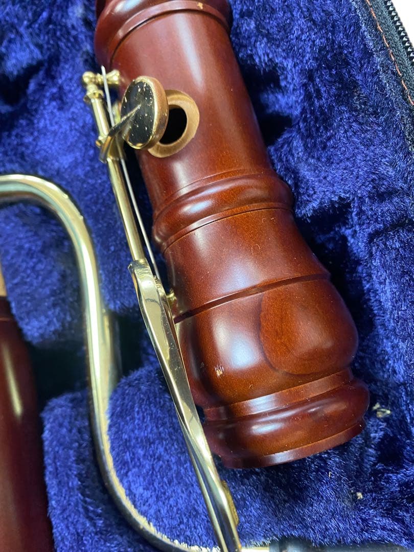 YAMAHA 木製バスリコーダー 専用ソフトケース付き