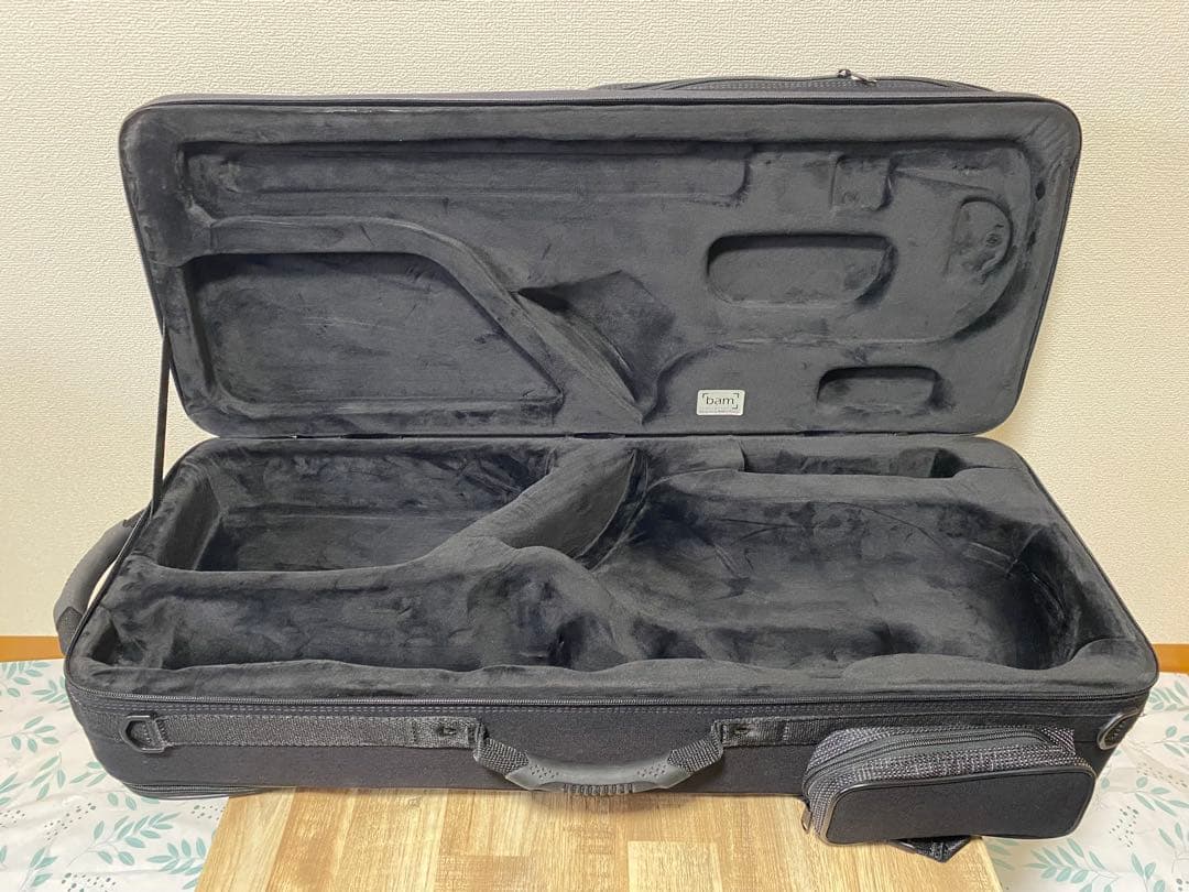 bam テナーサックス　セミハードケース　ブラック