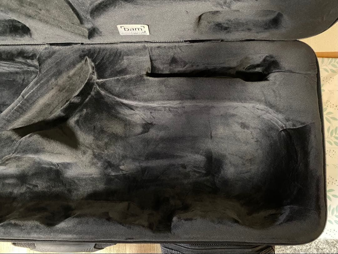 bam テナーサックス　セミハードケース　ブラック