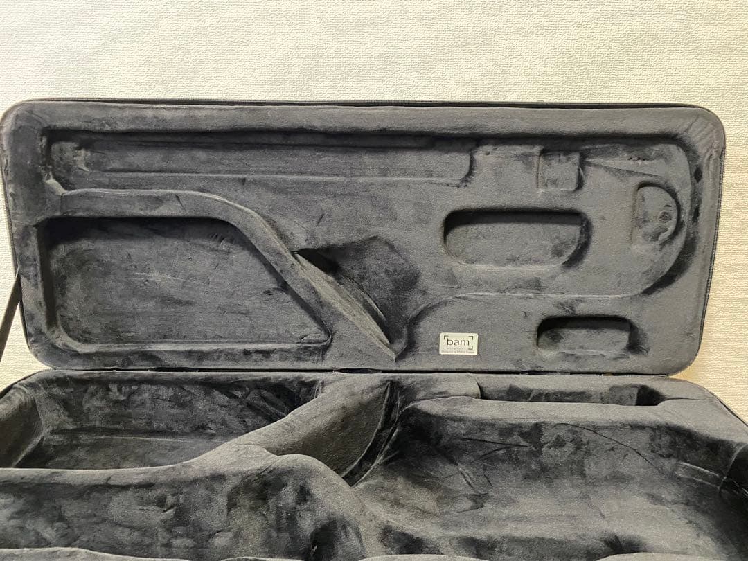 bam テナーサックス　セミハードケース　ブラック