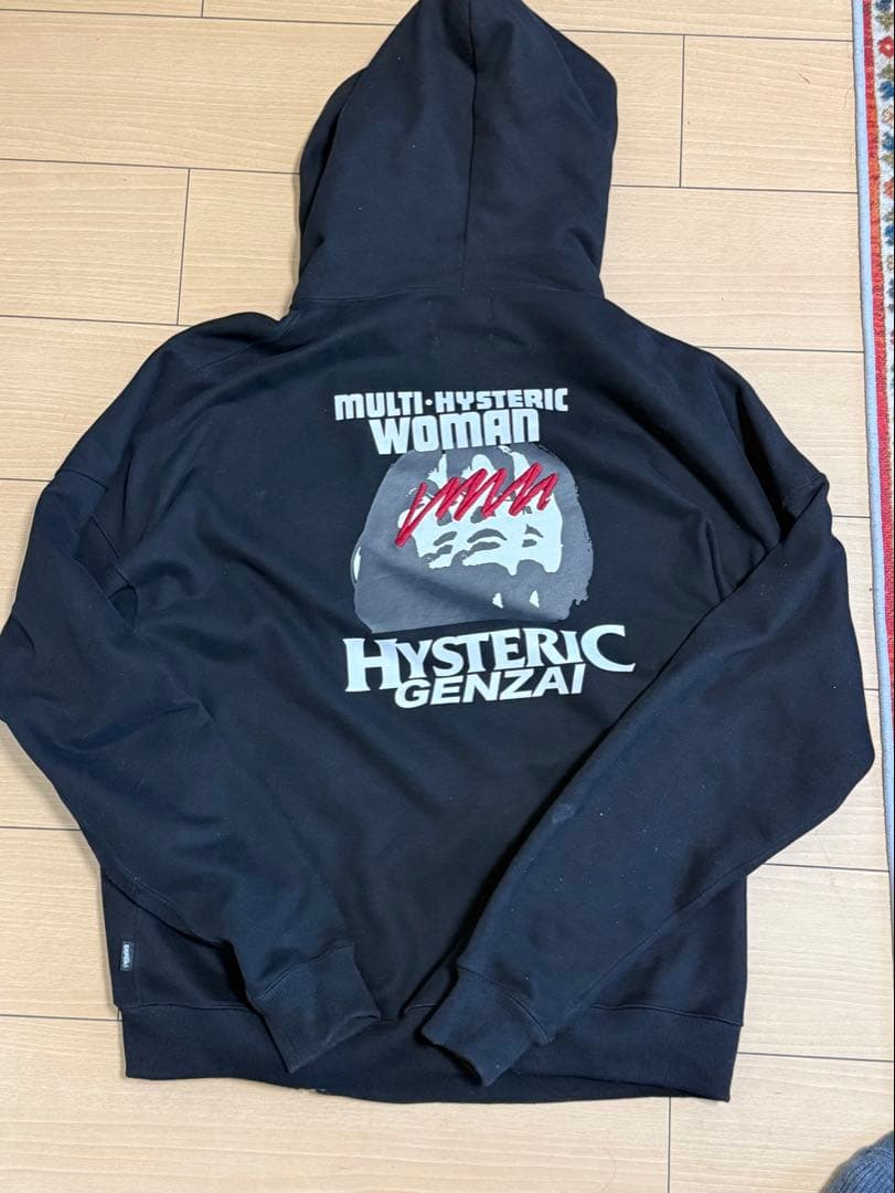 〈入手困難‼️〉HYSTERIC GLAMOUR×genzaiフルジップパーカー黒