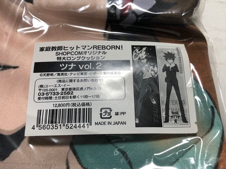 沢田綱吉　抱き枕カバー　抱き枕本体　未開封　家庭教師ヒットマンREBORN!!