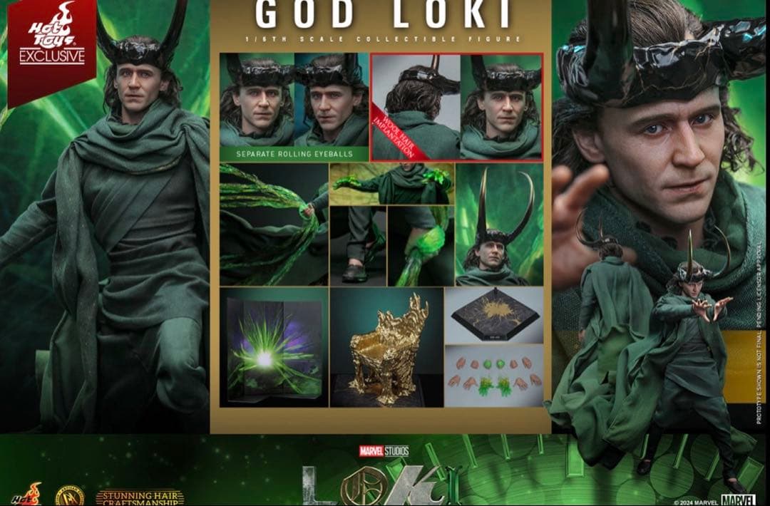 ロキ1/6スケールフィギュア　ゴッド・ロキ　アルチザン
