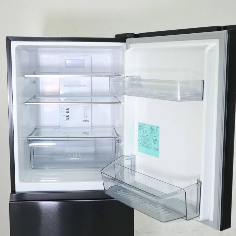 22年製 ハイアール 286L 3ドア 冷蔵庫 JR-CV29A ブラック系