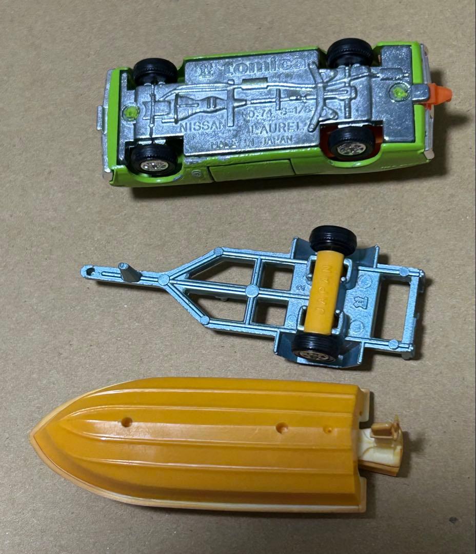 トミカ ニッサン ローレル ヤマハボート 2台セット
