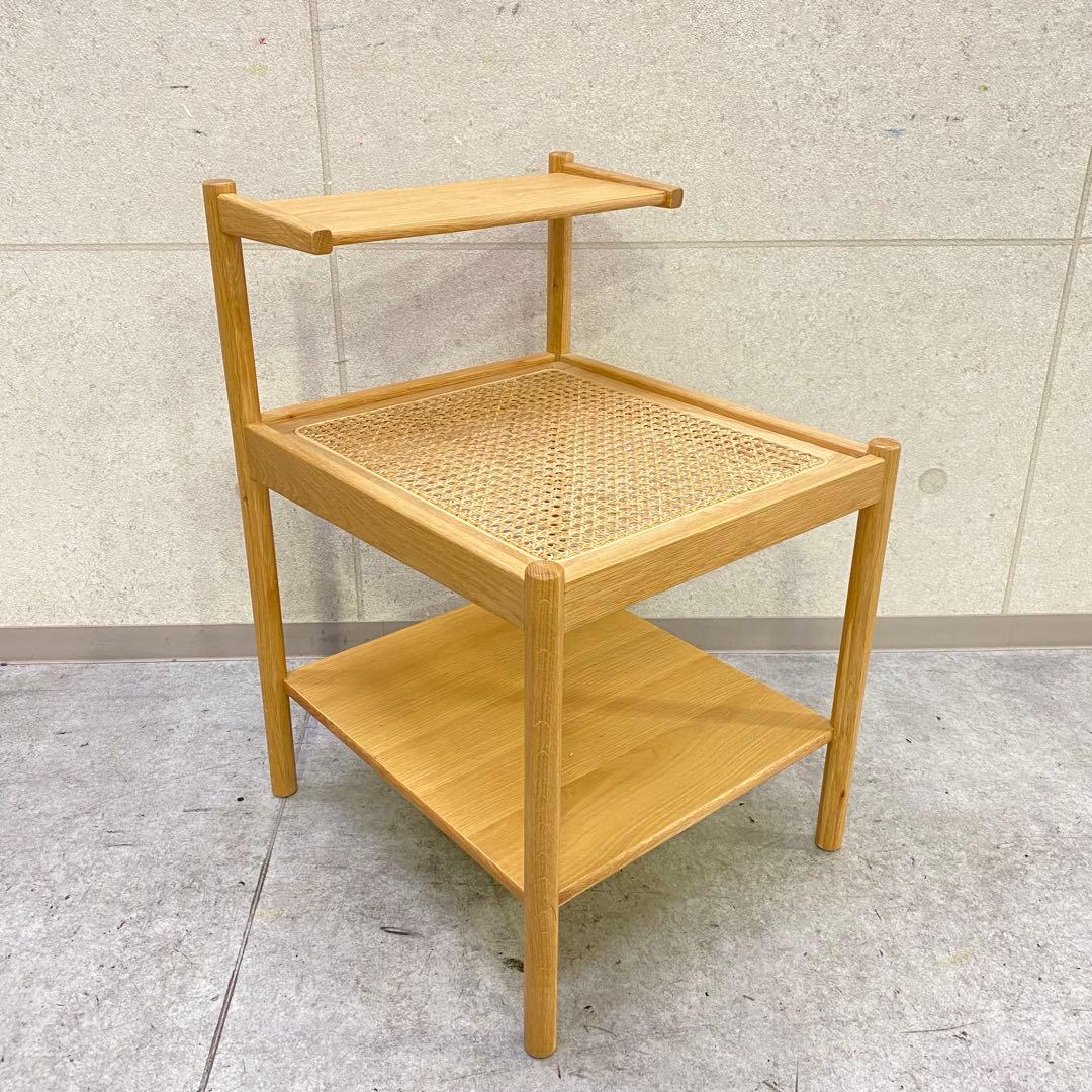 RE:CENO　リセノ　ナイトテーブル　ラタンミックス