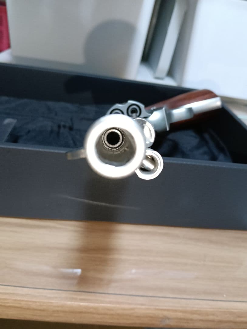 SAA 45 Artillery エアリボルバーウッドグリップ付