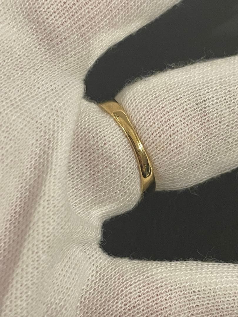 K18リング 18金指輪　k18 地金リング　18金ジュエリー　ゴールド