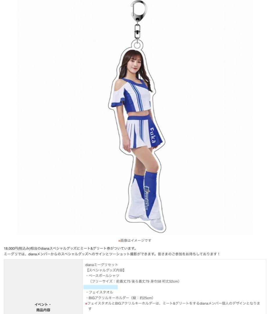 横浜DeNAベイスターズ　dianaミーグリセット　FUKA