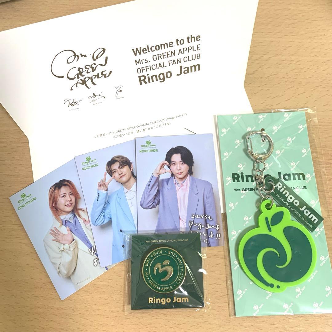 Mrs. GREEN APPLE FC 入会特典 バッジ フォトカード