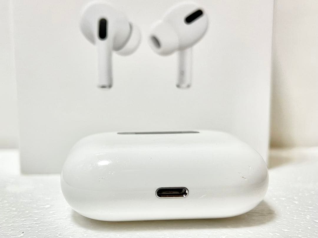 【純正】Apple・AirPods pro 本体のみ　充電ケース 付属品セット