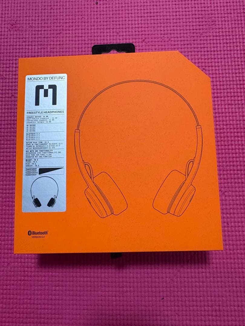 MONDO BY DEFUNC フリースタイル　ワイヤレスヘッドホン