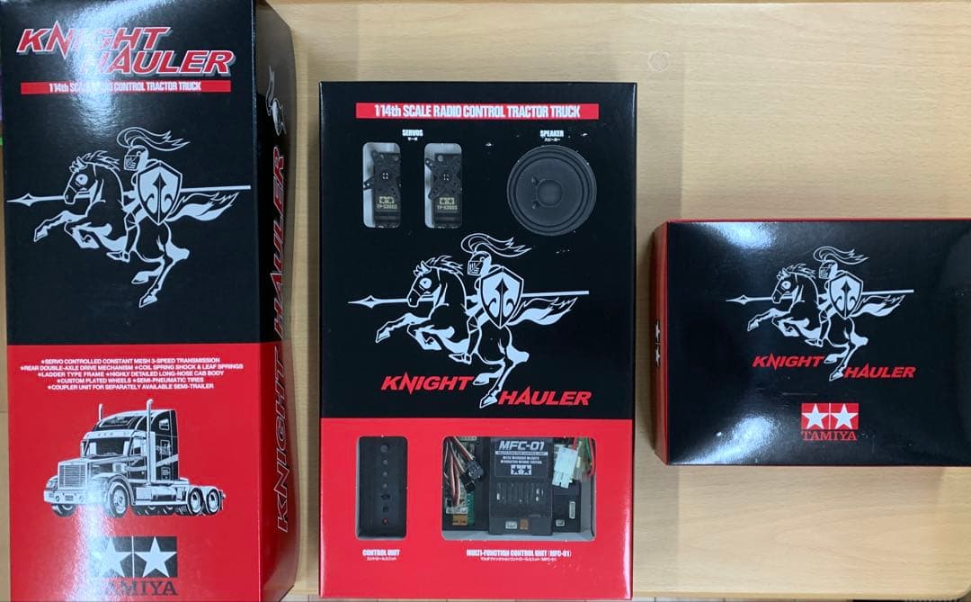 タミヤ　1/14 NO.13 トレーラーヘッド・ナイトハウラー フルセット
