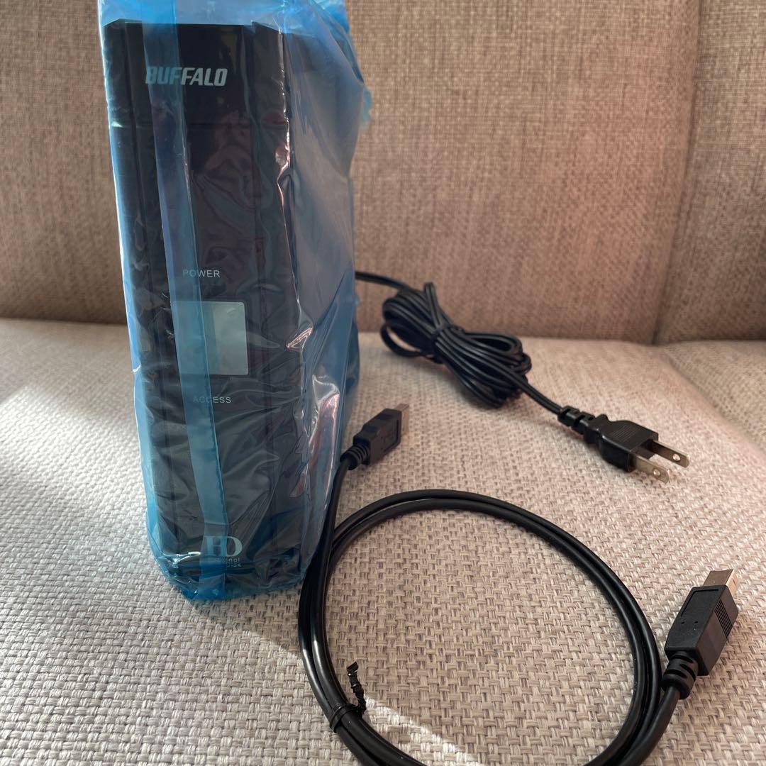 【未使用】BUFFALO 外付けハードディスクドライブ　& HDD冷却ファン