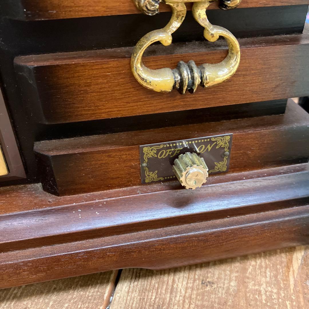 E-3 昭和レトロ シチズン 木枠 木製 置時計 目覚まし時計 置型 時計