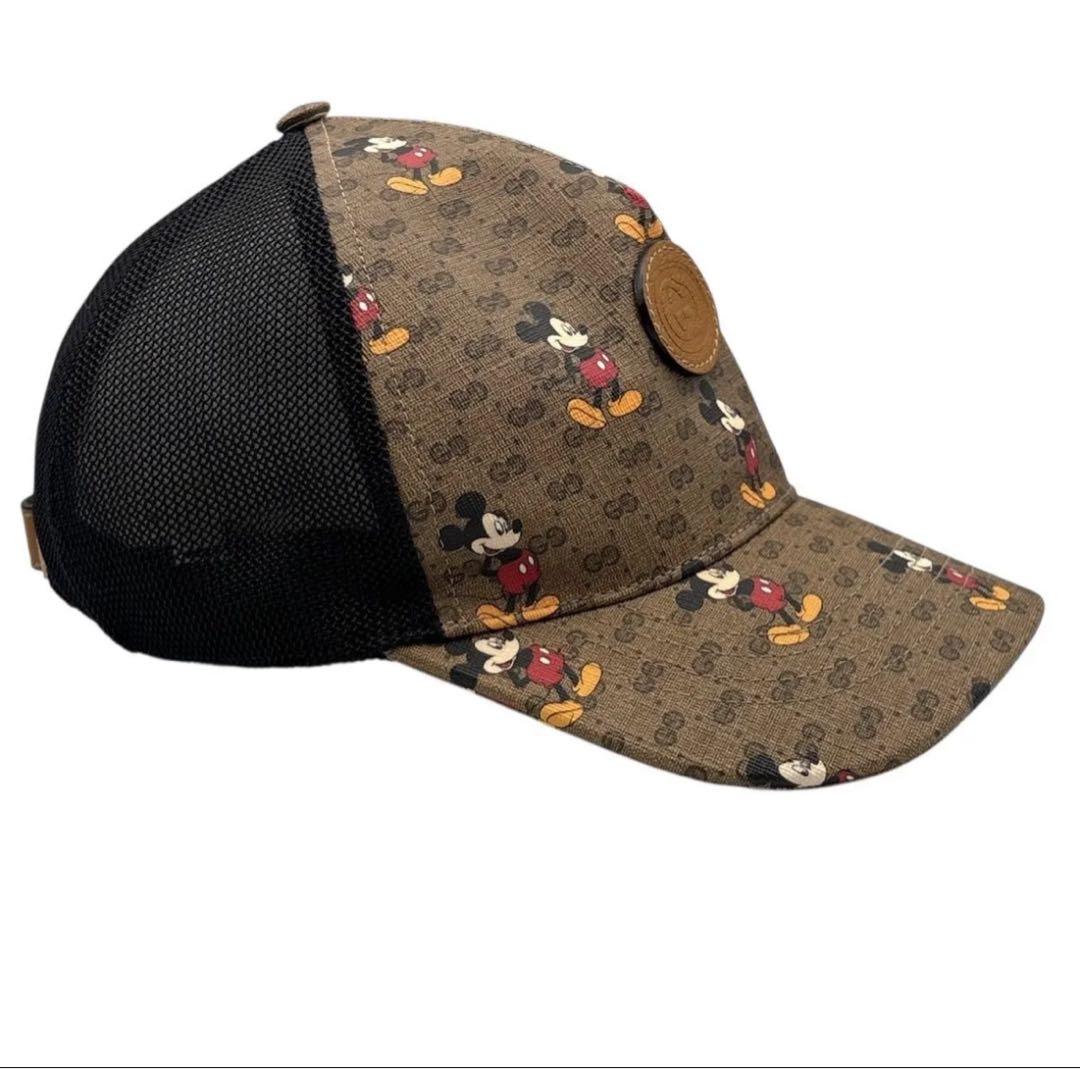 GUCCI グッチ×ミッキーマウス コラボ GGスプリーム 帽子 キャップ
