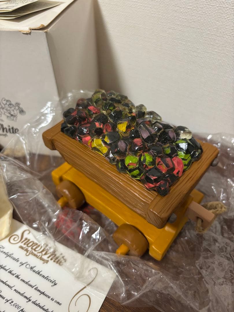 希少　ディズニー　7人の小人　腕時計　マイントレイン　トロッコ　メロディー　時計