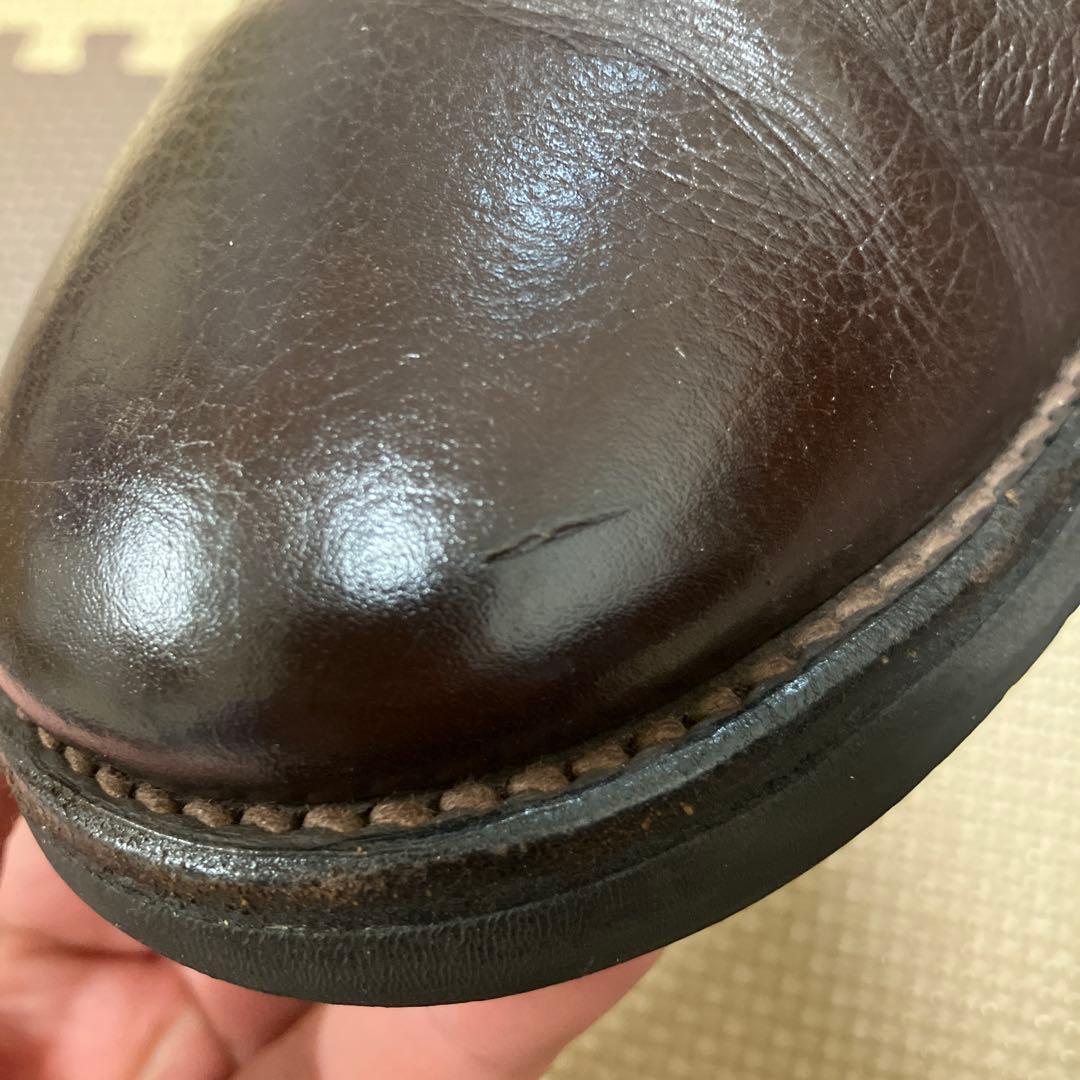 オールデン 旧ロゴ　ブラウン