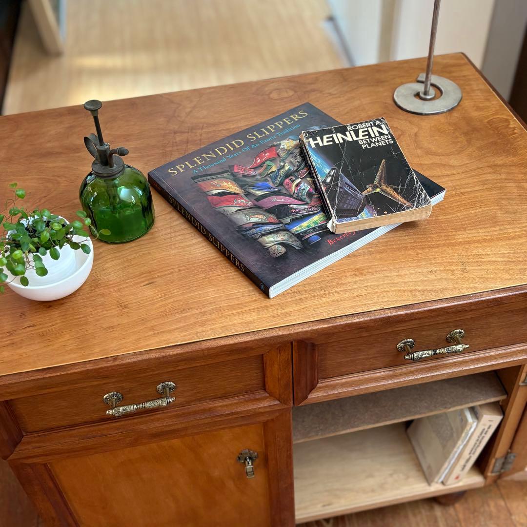 【ヴィンテージ収納棚】北欧 木製キャビネット 特注品 サイドボード アンティーク