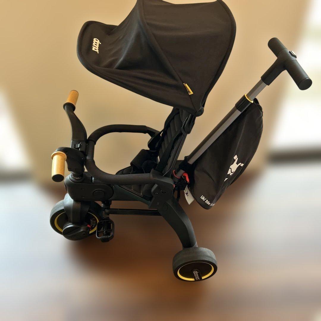 doonaドゥーナ　リキトライクプレミアム　折りたたみ三輪車　S5ニトロブラック