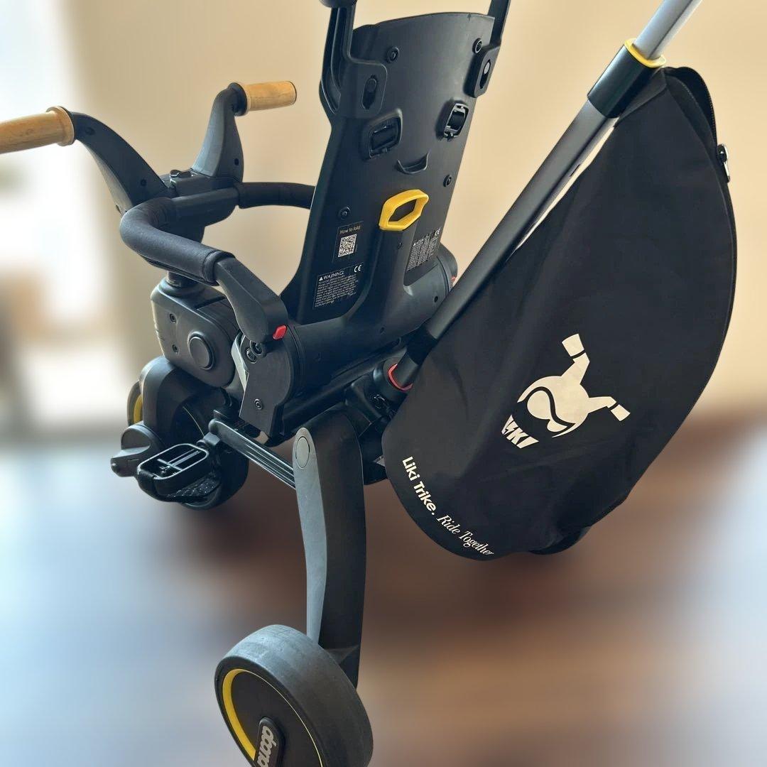 doonaドゥーナ　リキトライクプレミアム　折りたたみ三輪車　S5ニトロブラック